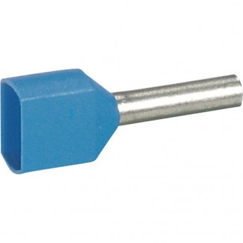 Наконечник LEGRAND Starflix двойной россыпью сечением 2х0,75 мм² синий