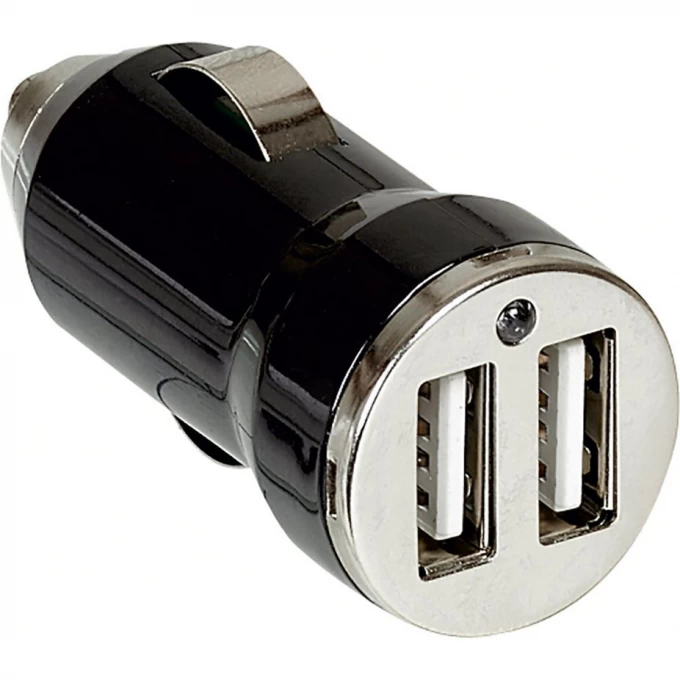 Автомобильная зарядка LEGRAND 2хUSB черный 050682 Автомобильная зарядка LEGRAND 2хUSB черный 050682