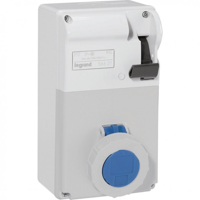 Комбинированный щиток LEGRAND P17 Tempra Pro IP 55 16 A 200/250 В 50/60 Гц 2К+З 056621 Комбинированный щиток LEGRAND P17 Tempra Pro IP 55 16 A 200/250 В 50/60 Гц 2К+З 056621