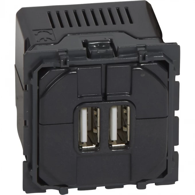 Зарядное устройство LEGRAND Celiane 2хUSB 1500 мА 067462 Зарядное устройство LEGRAND Celiane 2хUSB 1500 мА 067462