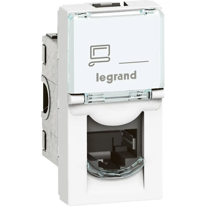 Розетка LEGRAND RJ 45 Программа Mosaic категория 6 FTP 1 модуль белый 076562 Розетка LEGRAND RJ 45 Программа Mosaic категория 6 FTP 1 модуль белый 076562