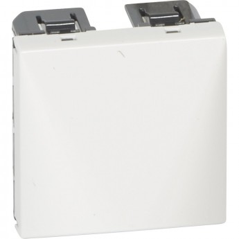 Кабельный вывод LEGRAND Mosaic с кабельными зажимами 20 А 2 модуля белый Кабельный вывод LEGRAND Mosaic с кабельными зажимами 20 А 2 модуля белый