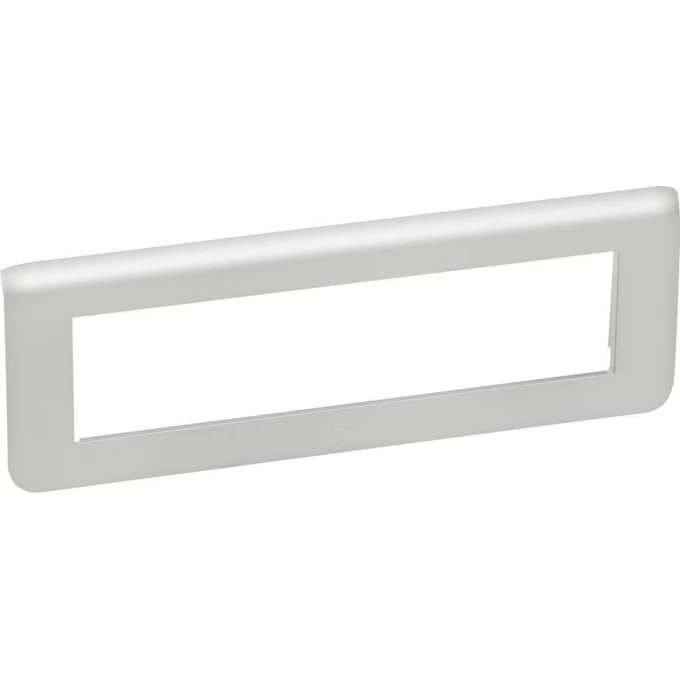 Рамка LEGRAND пластиковая Mosaic 8 модулей Алюминий 079318 Рамка LEGRAND пластиковая Mosaic 8 модулей Алюминий 079318