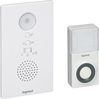 Звонок беспроводной LEGRAND набор "Максимум" 36 мелодий световой сигнал