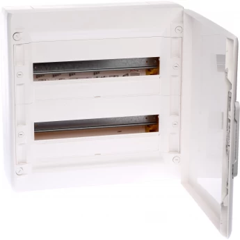 Распределительный щиток LEGRAND XL3 125 - с белой дверью - 2 ряда - 36 модулей - 450х450х128 мм, белый Распределительный щиток LEGRAND XL3 125 - с белой дверью - 2 ряда - 36 модулей - 450х450х128 мм, белый