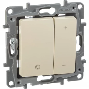Светорегулятор LEGRAND нажимной Etika 400 Вт слоновая кость