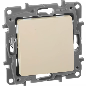 Выключатель LEGRAND Etika Plus без фиксации (кнопка) с Н.О./Н.З. контактом 6 A 250 В слоновая кость Выключатель LEGRAND Etika Plus без фиксации (кнопка) с Н.О./Н.З. контактом 6 A 250 В слоновая кость