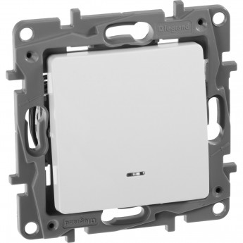 Выключатель/переключатель LEGRAND Etika Plus с подсветкой 10 A 250 В белый Выключатель/переключатель LEGRAND Etika Plus с подсветкой 10 A 250 В белый