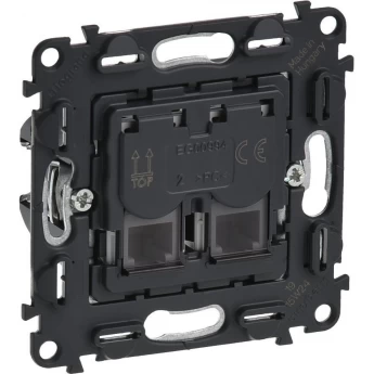 Телефонная розетка LEGRAND Valena IN'MATIC RJ11 двойная Телефонная розетка LEGRAND Valena IN'MATIC RJ11 двойная