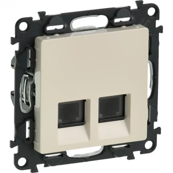Телефонная розетка LEGRAND Valena LIFE RJ11 двойная с лицевой панелью слоновая кость Телефонная розетка LEGRAND Valena LIFE RJ11 двойная с лицевой панелью слоновая кость