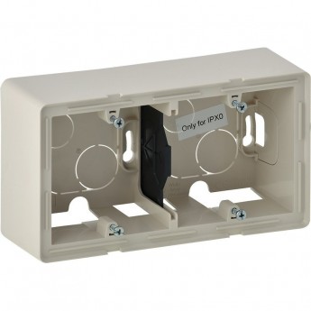 Коробка LEGRAND Valena LIFE для накладного монтажа 2-постовая слоновая кость Коробка LEGRAND Valena LIFE для накладного монтажа 2-постовая слоновая кость