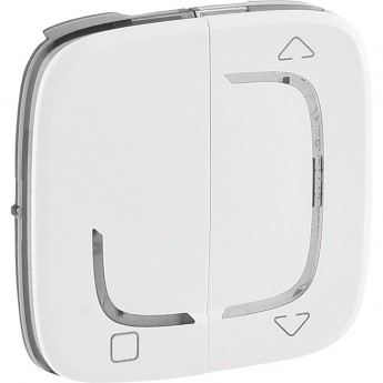 Лицевая панель LEGRAND Valena ALLURE MyHome Play Zigbee для радиоприемного выключателя для приводов жалюзи/рольставень белый Лицевая панель LEGRAND Valena ALLURE MyHome Play Zigbee для радиоприемного выключателя для приводов жалюзи/рольставень белый