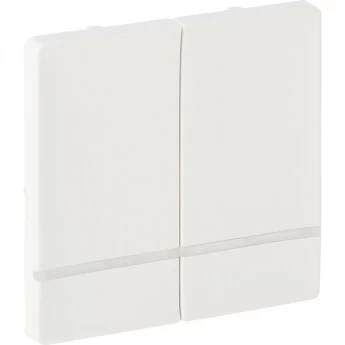Лицевая панель LEGRAND Valena LIFE MyHome Play Zigbee для радиоуправляющего устройства 2-канального ON-OFF белая