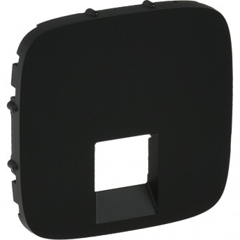 Лицевая панель LEGRAND Valena ALLURE для одиночных телефонных/информационных розеток антрацит Лицевая панель LEGRAND Valena ALLURE для одиночных телефонных/информационных розеток антрацит