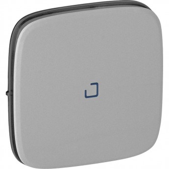 Лицевая панель LEGRAND Valena ALLURE для выключателя одноклавишного с подсветкой/индикацией алюминий Лицевая панель LEGRAND Valena ALLURE для выключателя одноклавишного с подсветкой/индикацией алюминий