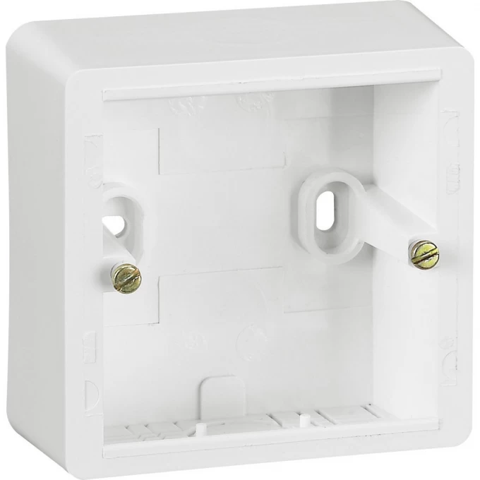 Коробка LEGRAND Cariva для накладного монтажа высота 41 мм белый 773698 Коробка LEGRAND Cariva для накладного монтажа высота 41 мм белый 773698