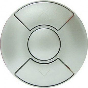 Лицевая панель LEGRAND Celiane для механизма рольставней, титан Лицевая панель LEGRAND Celiane для механизма рольставней, титан