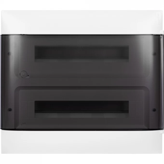 Пластиковый щиток LEGRAND PRACTIBOX S навесной (ЩРн-П) 2X18 дымчатая дверь 137617