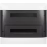 Пластиковый щиток LEGRAND PRACTIBOX S навесной (ЩРн-П) 2X18 дымчатая дверь 137617