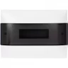 Пластиковый щиток LEGRAND PRACTIBOX S встраиваемый 1X12 дымчатая дверь 135551