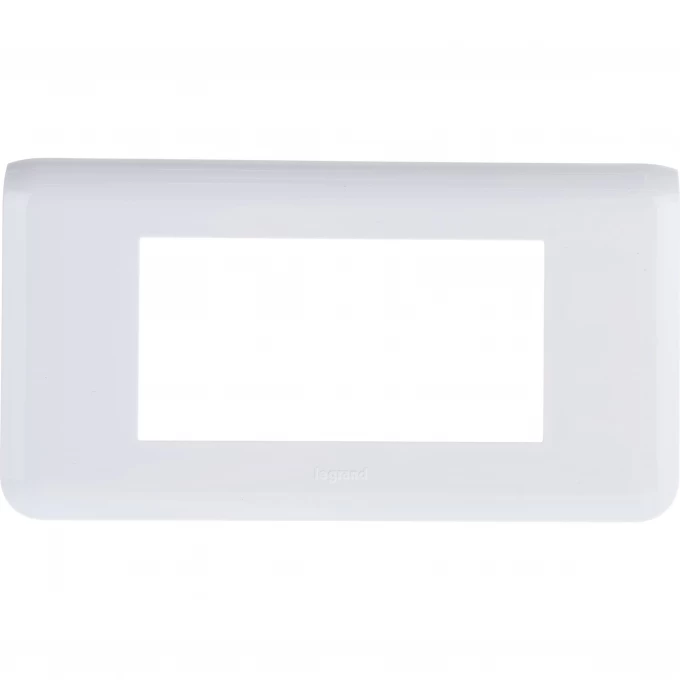 Рамка LEGRAND MOSAIC 4 модуля белая 277814L