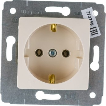 Розетка LEGRAND Cariva 2К+3 немецкий стандарт 16 А 250 В слоновая кость Розетка LEGRAND Cariva 2К+3 немецкий стандарт 16 А 250 В слоновая кость