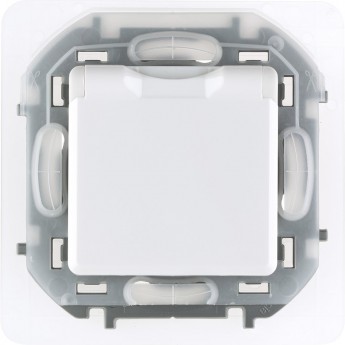 Розетка LEGRAND INSPIRIA 2К+З IP 44 с откидной крышкой и шторками немецкий стандарт 16 А 250 В белый Розетка LEGRAND INSPIRIA 2К+З IP 44 с откидной крышкой и шторками немецкий стандарт 16 А 250 В белый