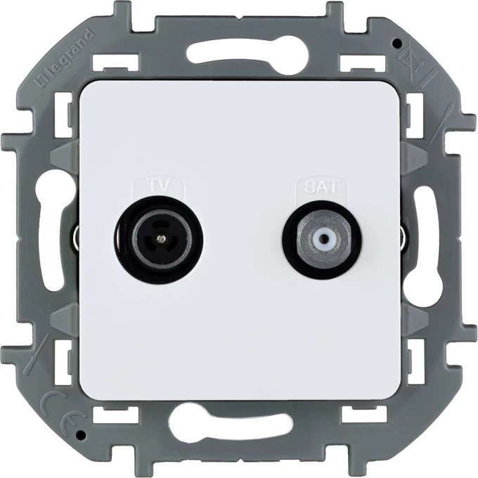 Розетка TV/SAT LEGRAND INSPIRIA звезда белый 673880 Розетка TV/SAT LEGRAND INSPIRIA звезда белый 673880