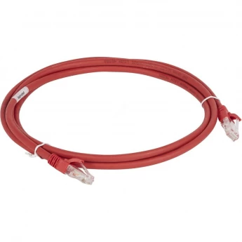 Шнур коммутационный LEGRAND RJ 45, категория 6, U/UTP, LSZH, неэкранированный, 2 м, красный