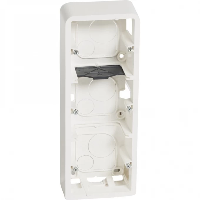 Коробка LEGRAND Mosaic накладная 3х2 модулей, высота 40мм, белый 80283 Коробка LEGRAND Mosaic накладная 3х2 модулей, высота 40мм, белый 80283