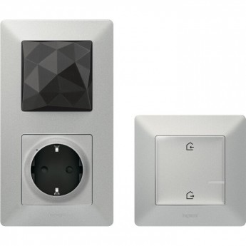 Стартовый пакет LEGRAND Valena Life with NETATMO с головным выключателем, алюминий Стартовый пакет LEGRAND Valena Life with NETATMO с головным выключателем, алюминий